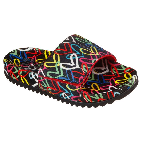 SKECHERS Papuce pop ups 2.0 love & summer - 113613-BKMT
