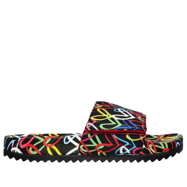 SKECHERS Papuce pop ups 2.0 love & summer - 113613-BKMT