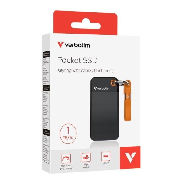 VERBATIM V PocketSSD USB 3.2 1TB Orange (32193) - EP3152743