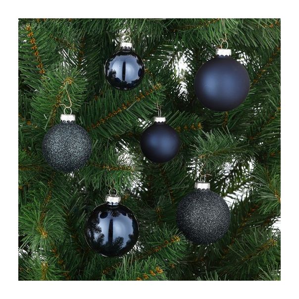 DEKOR DOM Novogodišnje kugle 7cm set 26/1 1143780, plava - 041294