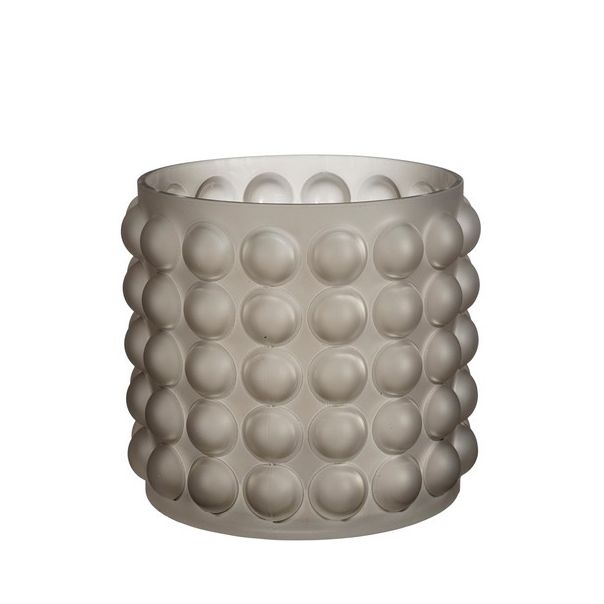 DEKOR DOM Vaza Jesi 20cm Grey 1144954 - EP1973660