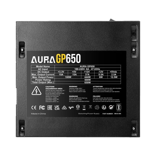 Napajanje Gamdias 650W AURA GP650 - GP650