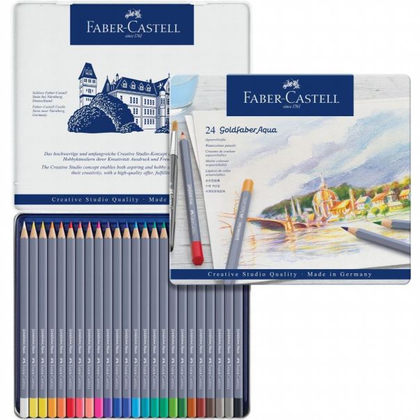 FABER CASTELL  Drvene bojice Aqua Goldfaber, set 1/24 114624 - 114624