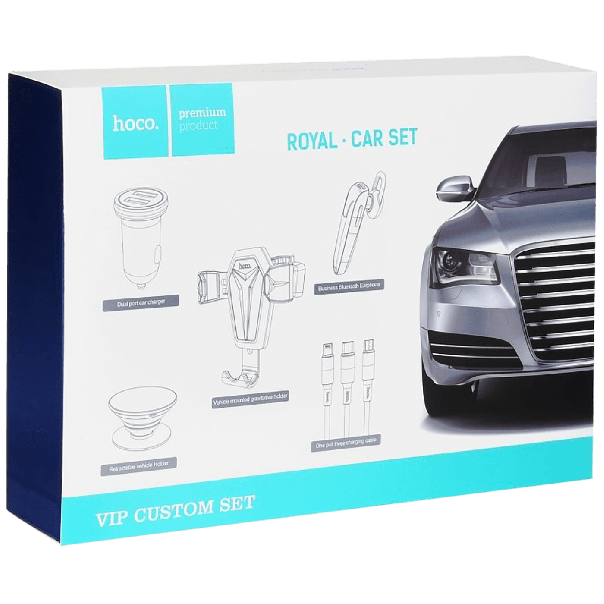 hoco. VIP komplet za automobil 5 in 1, crna - EP2138730