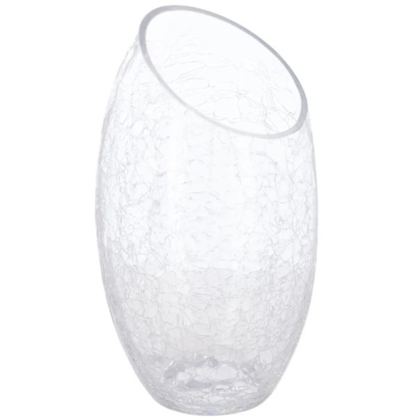 ATMOSPHERA Vaza 13x23cm staklo providno bela - 114791-1