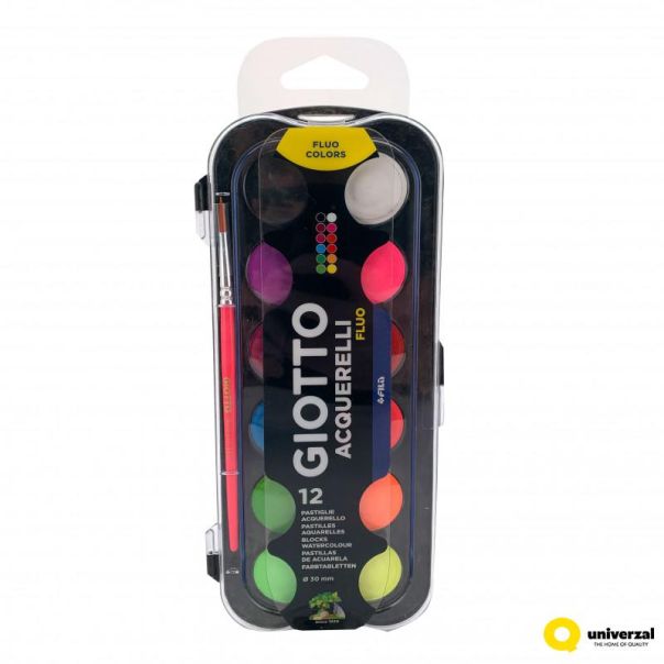 GIOTTO Vodene boje 12/1 Fluo 351400 - 114934