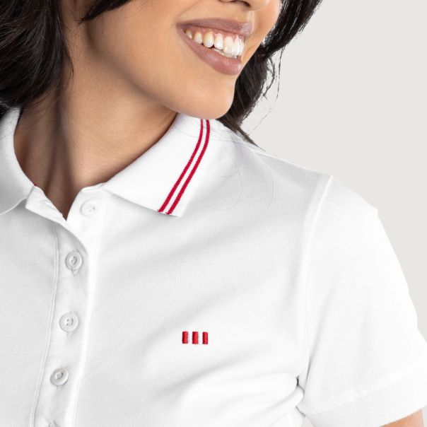 FK CRVENA ZVEZDA ženska majica polo bela - 115-25-2