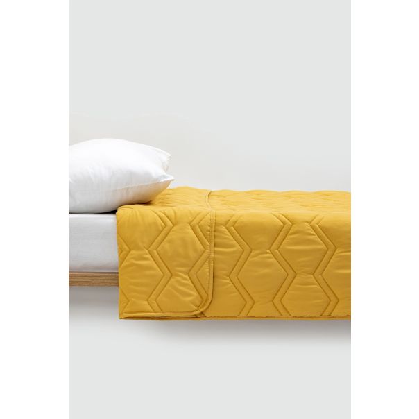 STEFAN Pokrivač od mikrofibera 140x200cm, oker - 115-27