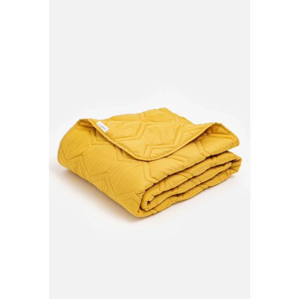 STEFAN Pokrivač od mikrofibera 140x200cm, oker - 115-27