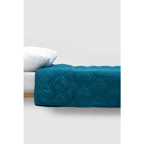 STEFAN Pokrivač od mikrofibera 140x200cm, petrolej - 115-28