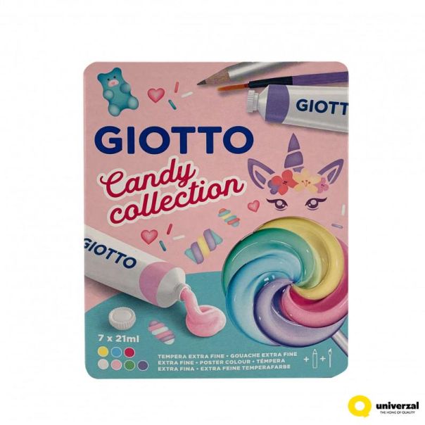 GIOTTO Tempera 7/1 21ml Candy 302100 - 115255-1