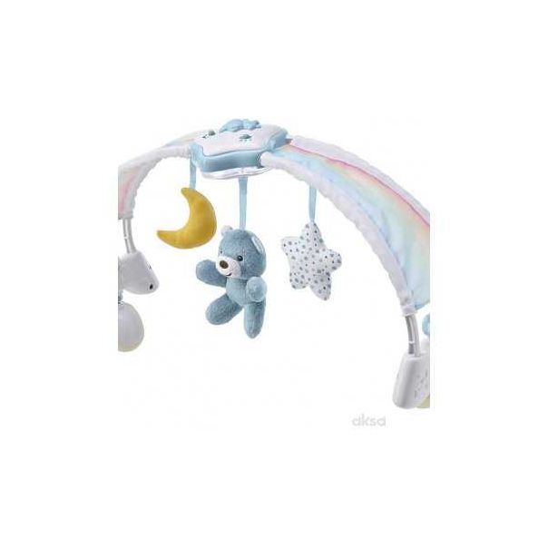CHICCO Igračka luk u duginim bojama 2u1, plavi - 115803