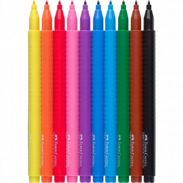 FABER CASTELL Flomaster Grip, set 1/10 155310 - 11585