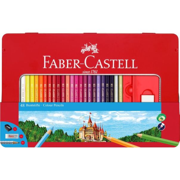 FABER CASTELL Drvene bojice1/48 115888 metalna kutija - B438