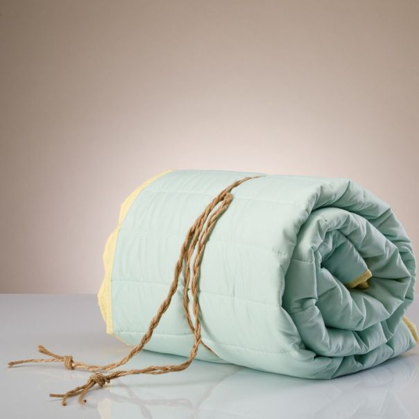 STEFAN Prekrivač mikrofiber zeleno - žuti 140 x 200 cm - 115-20