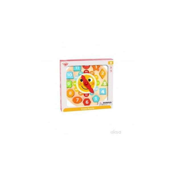 TOOKY TOY  drveni sat - umetaljka - 116254