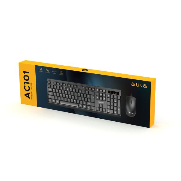 AULA Tastatura i mis AC101 USB Combo - 56358-1