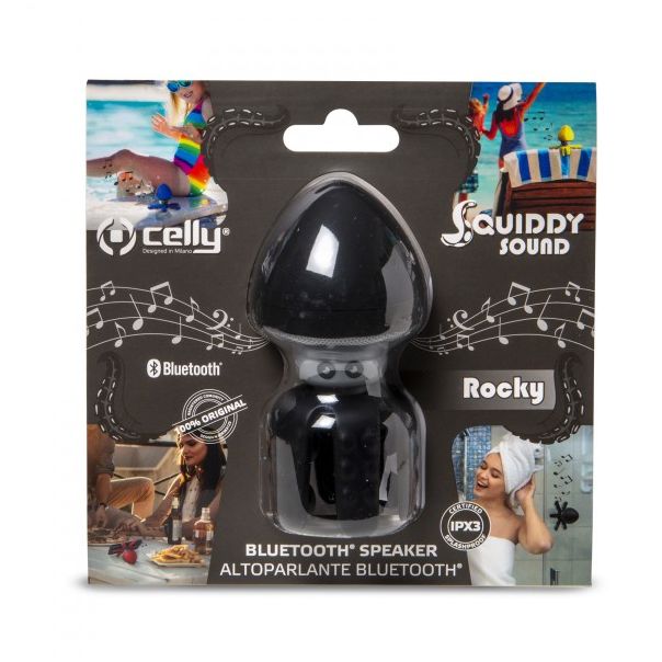 CELLY Bežični Bluetooth zvučnik vodootporni, crna - SQUIDDYSOUNDBK