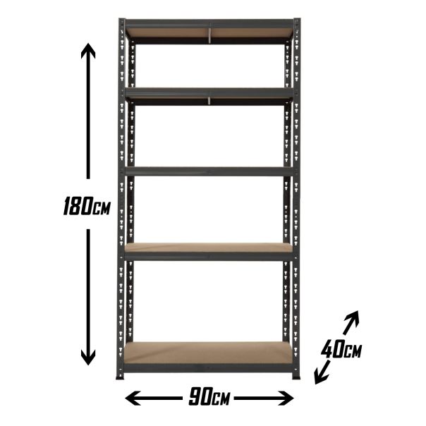 Metalna Montažna Polica 180x90x40cm-8mm 875kg - 1168-1-1