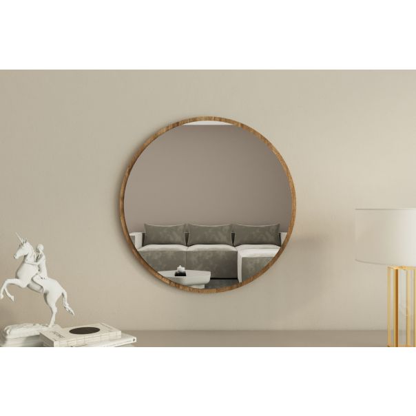 HANAH HOME Dekorativno ogledalo Ozze, braon - EP3132562