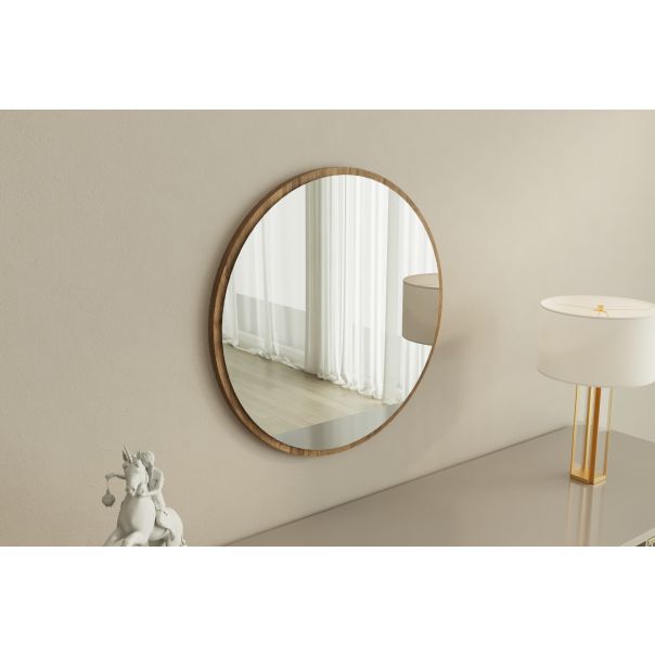 HANAH HOME Dekorativno ogledalo Ozze, braon - EP3132562
