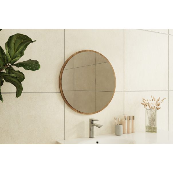 HANAH HOME Dekorativno ogledalo Ozze, braon - EP3132562