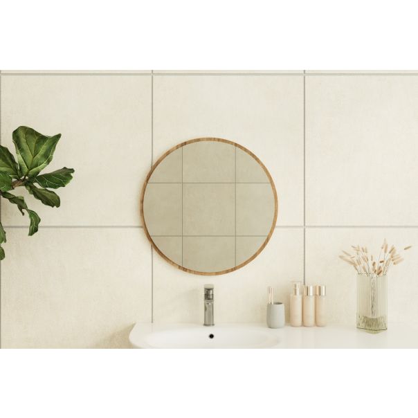 HANAH HOME Dekorativno ogledalo Ozze, braon - EP3132562