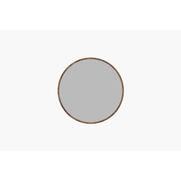 HANAH HOME Dekorativno ogledalo Ozze, braon - EP3132562