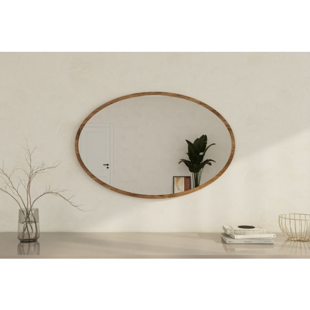 HANAH HOME Dekorativno ogledalo Beyo, braon - EP3132631