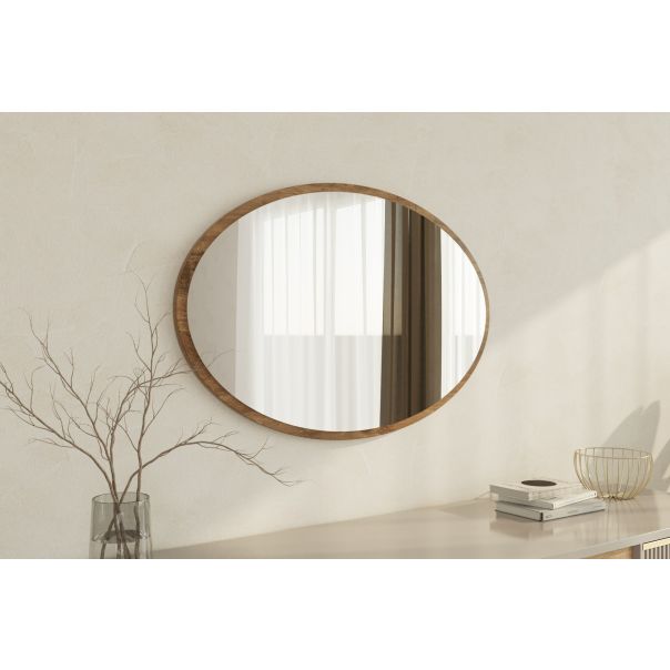 HANAH HOME Dekorativno ogledalo Beyo, braon - EP3132631