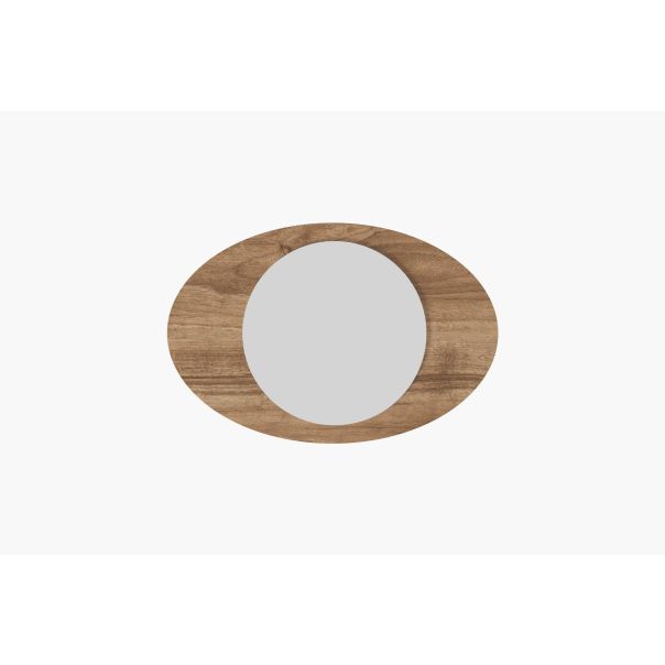 HANAH HOME Dekorativno ogledalo Obble, braon - EP3132619