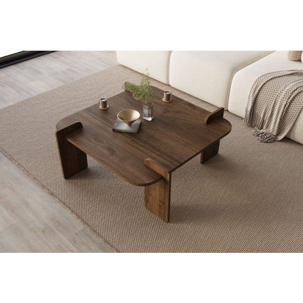 HANAH HOME Klub sto Wood, braon - EP3056496