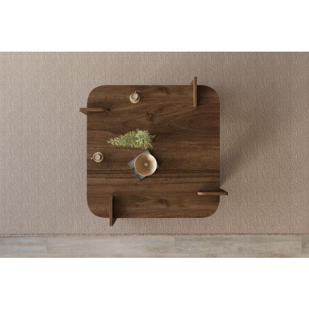 HANAH HOME Klub sto Wood, braon - EP3056496