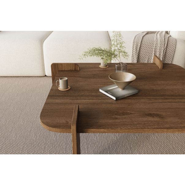 HANAH HOME Klub sto Wood, braon - EP3056496