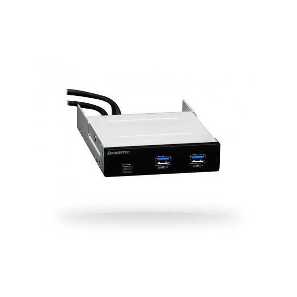 CHIEFTEC MUB-3003C 3.5'' 2xUSB 3.0 + 1xUSB Type-C Front Panel - 117043