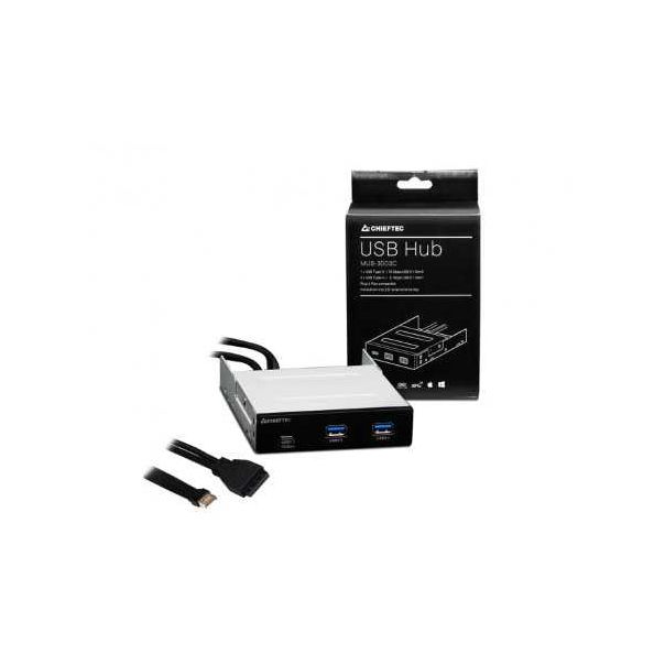 CHIEFTEC MUB-3003C 3.5'' 2xUSB 3.0 + 1xUSB Type-C Front Panel - 117043