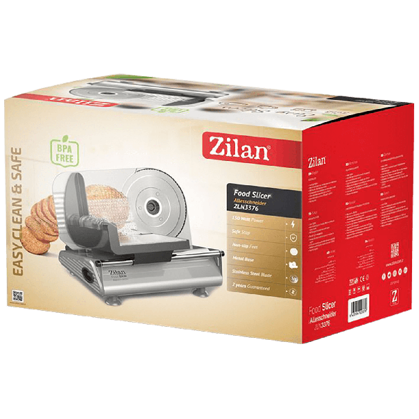 ZILAN  Električna mesoreznica metalna, 150W, rez 0-15 mm - ZLN3376 - 84351-1