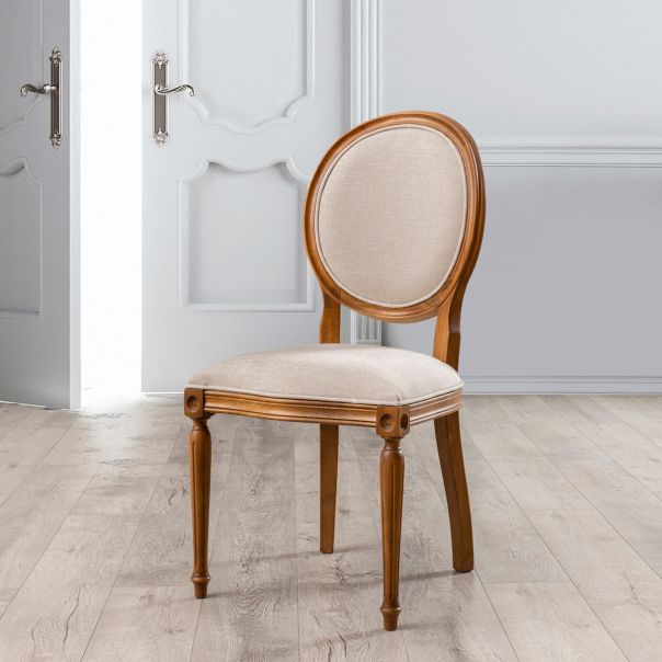 HANAH HOME Trpezarijska stolica Albero42, braon/krem - 117FRF1142