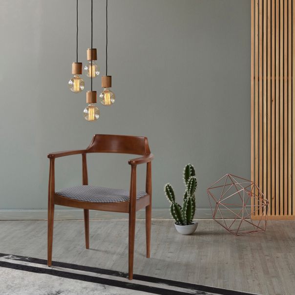 HANAH HOME Trpezarijska stolica Albero43, braon - 117FRF1143