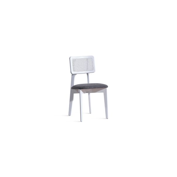 HANAH HOME Trpezarijska stolica Albina, bela/siva - 117FRF1301