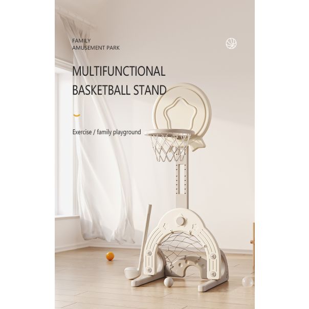 PREMIUM STIL Dečiji multifunkcionalni koš Bela Zvezda - 11803