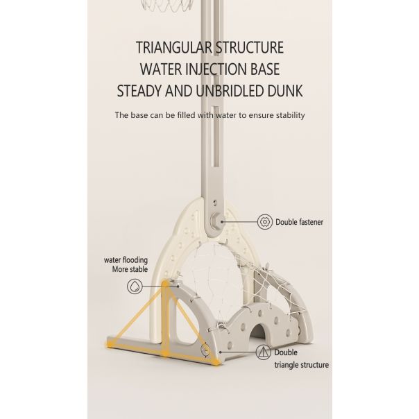 PREMIUM STIL Dečiji multifunkcionalni koš Bela Zvezda - 11803