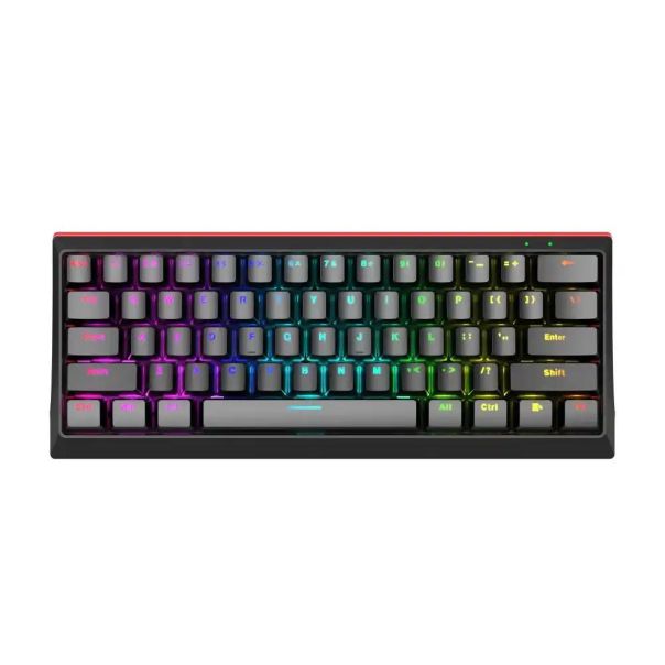 Tastatura Marvo Hecate 61R KG962 mehanička, crveni svičevi, pozadinsko osvetljenje crna - EP2151219