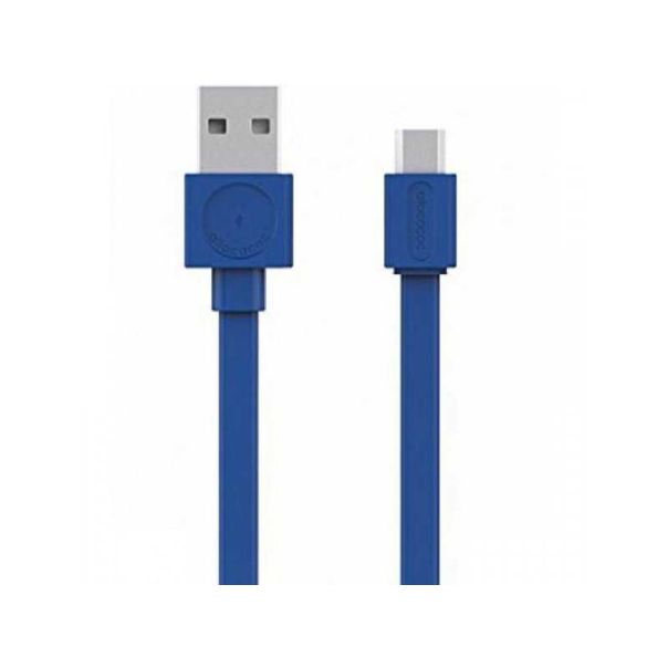 ALLOCACOC Flat USB kabl microUSB, duž.1,5m, plavi 10452BL/USBMBC - 118112