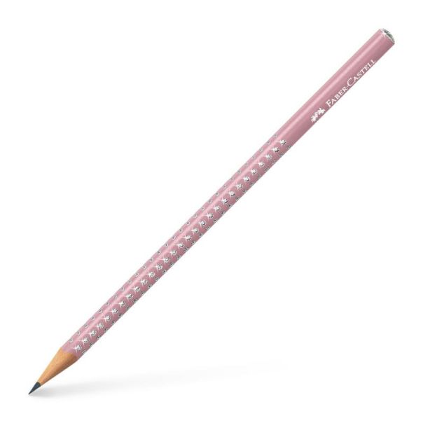 FABER CASTELL Grafitna olovka Grip HB, Sparkle pearl rose - AM118234