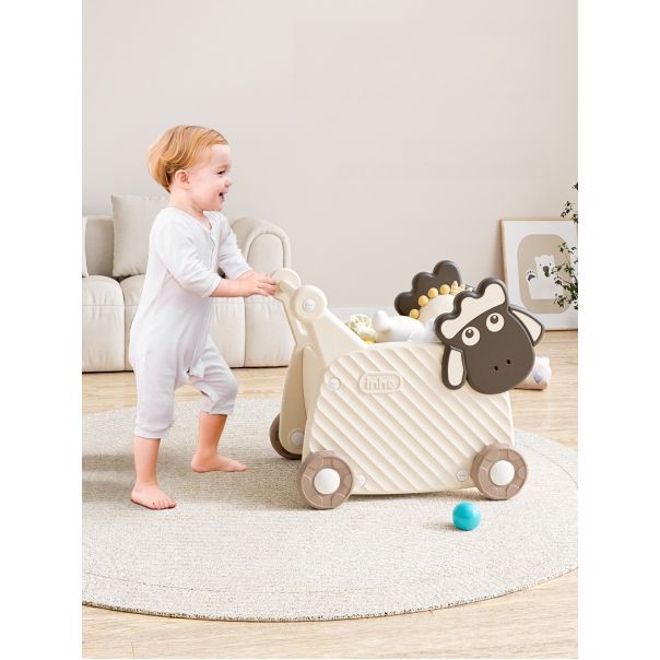 PREMIUM STIL Guralica i kolica za igračke Ovčica 2u1 - 11823
