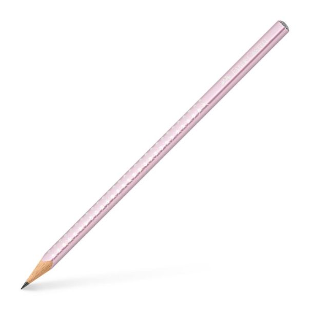 FABER CASTELL Grafitna olovka grip HB sparkle rose metallic - 118261