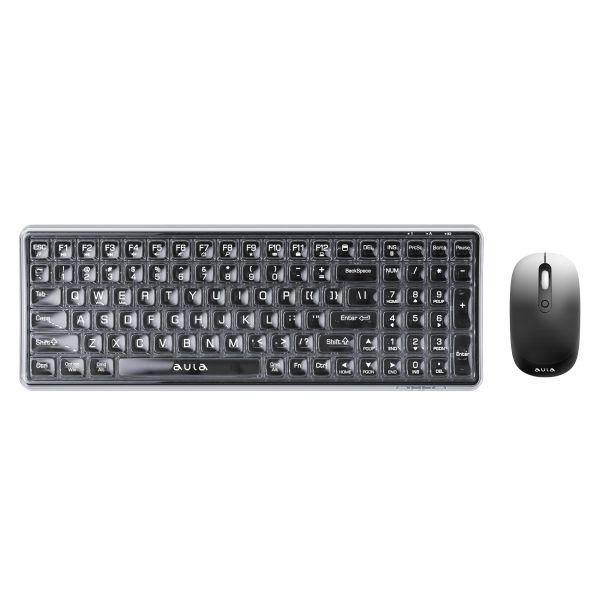 AULA Tastatura i mis AC210 Black ombo, 2.4G - IG56367