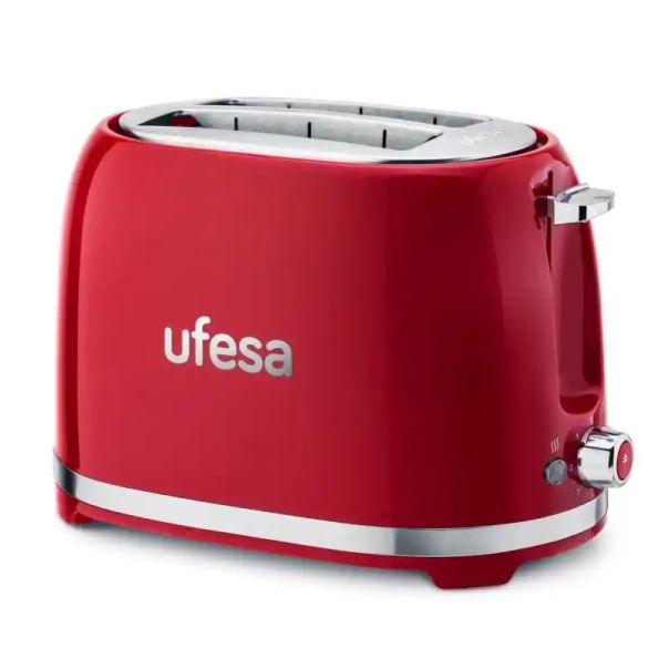 UFESA Toster classic PinUp Rojo 850W - 8422160055164