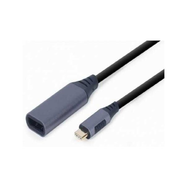GEMBIRD A-USB3C-DPF-01 USB Type-C to DisplayPort male adapter, space grey 42541 - 118372